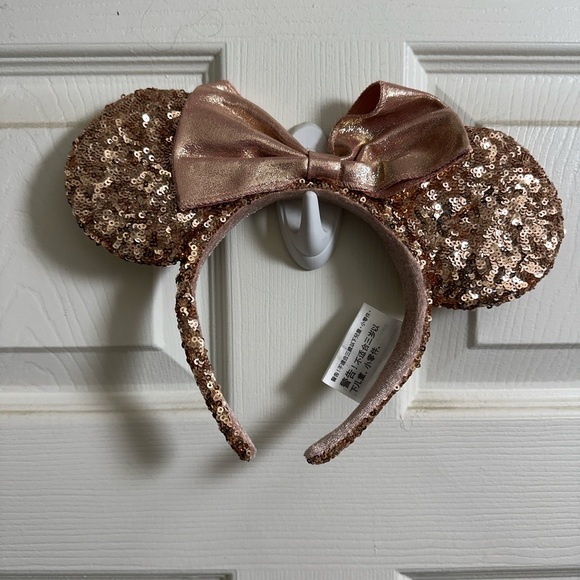 Disneyland rose gold Minnie Mouse ears - Picture 1 of 3
